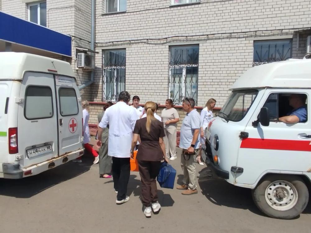 Было проведено тренировочное учение на тему: «Основные действия службы медицины катастроф при поступлении информации о ЧС»