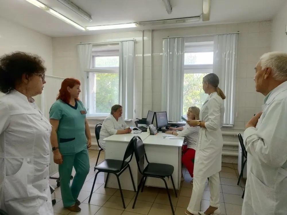 9 июня провели плановый обход в городской поликлинике больницы