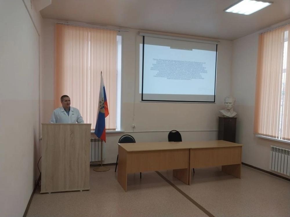 20.03.2026 в ТОГБУЗ Моршанская ЦРБ прошла медицинская конференция на тему медицинского освидетельствования на состояние опьянения