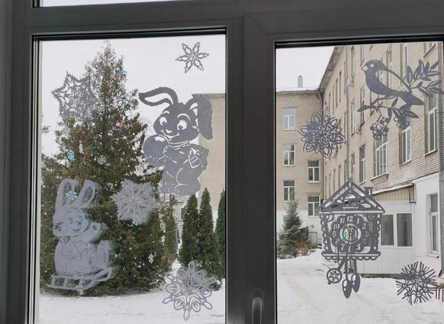 Новогодние окна 2025