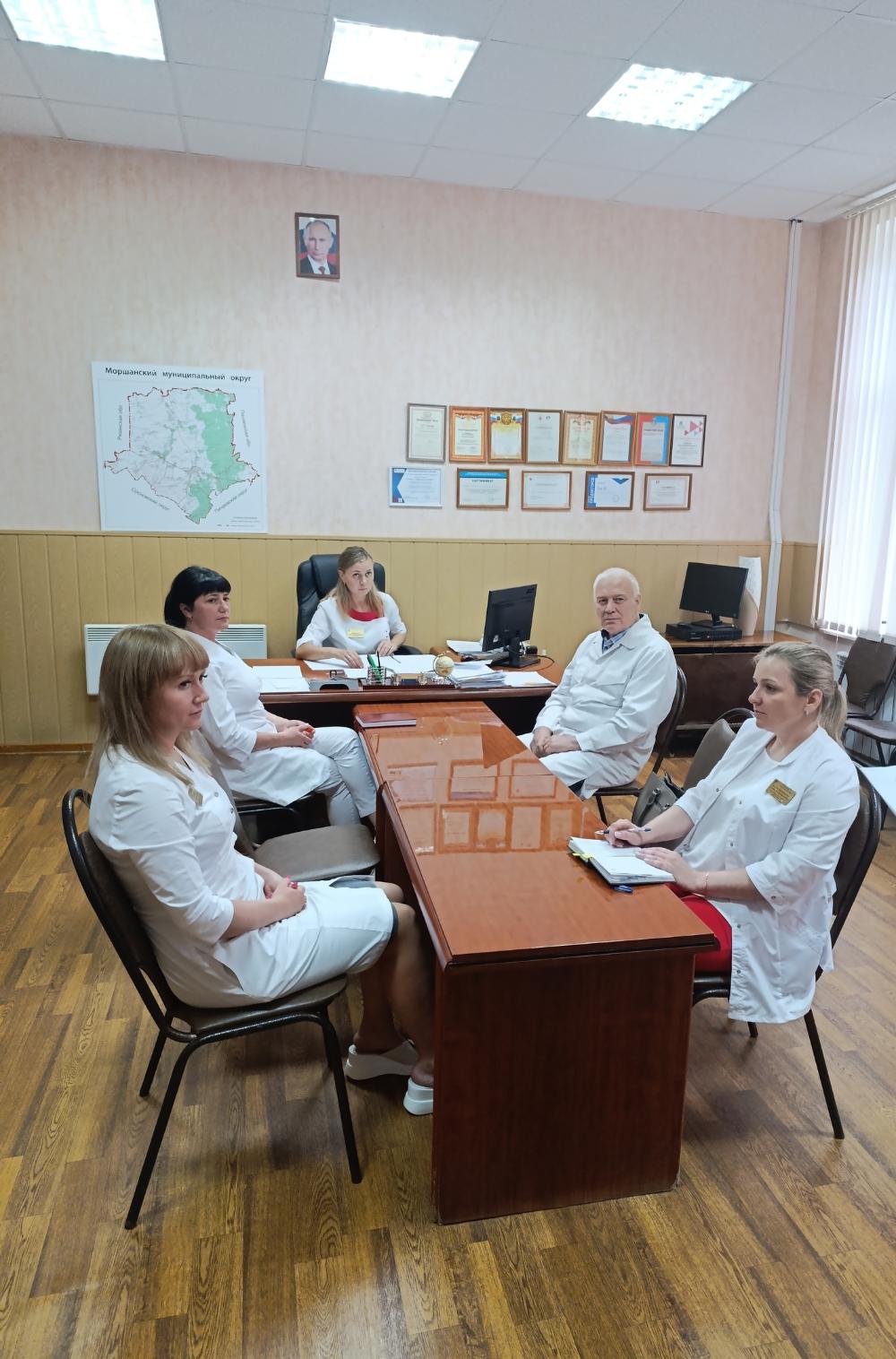 Заслушивание врачей-терапевтов в ТОГБУЗ «Моршанская ЦРБ»