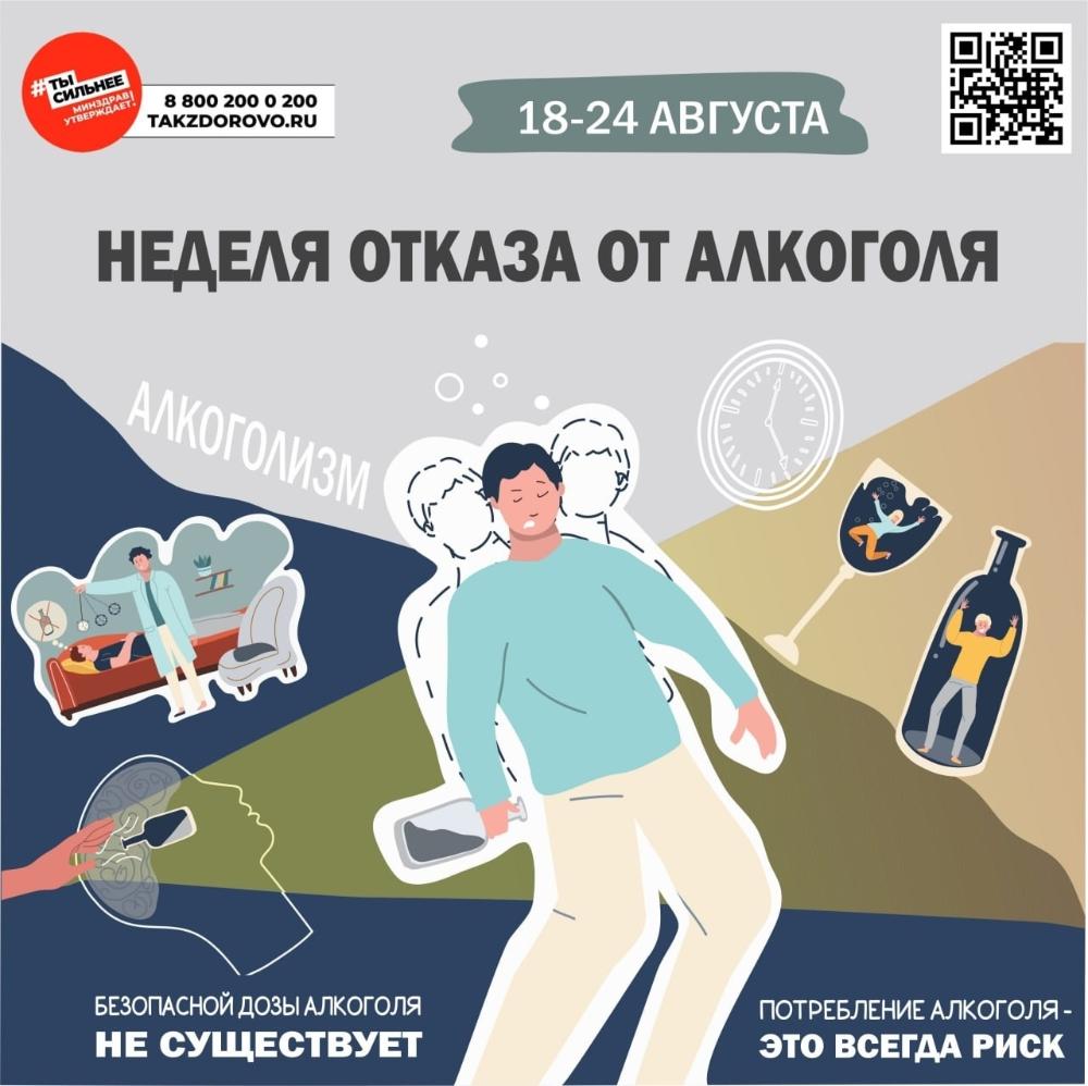 18-24 августа – Неделя отказа от алкоголя