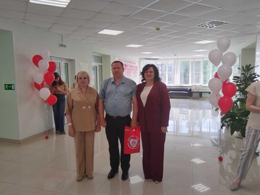 День донора: почётное звание для сотрудника ТОГБУЗ «Моршанская ЦРБ»
