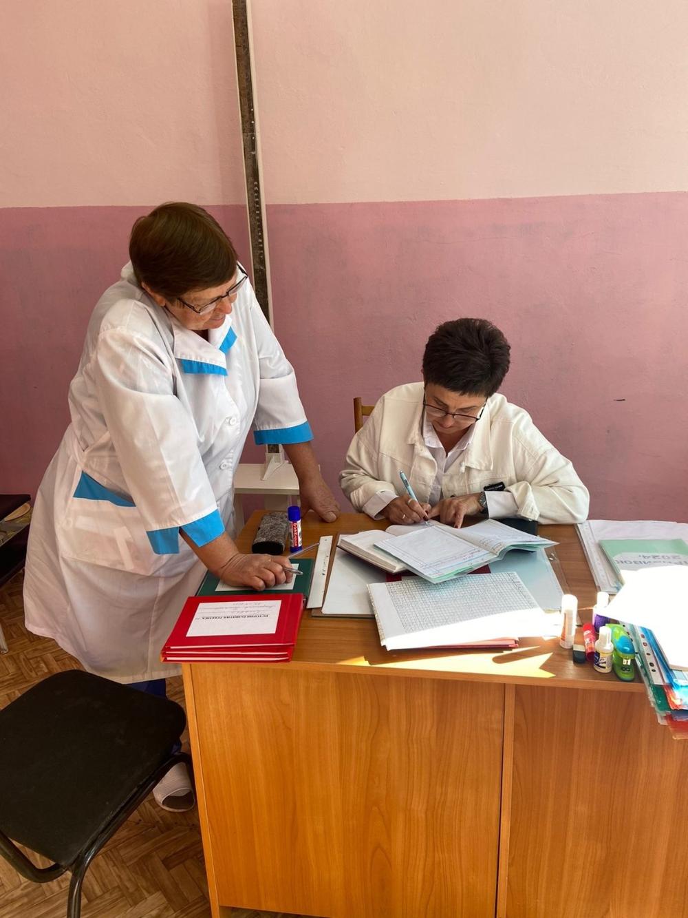 Проведена выездная проверка деятельности Серповского врачебного участка, Старотомниковского и Висло-Борского фельдшерско-акушерских пунктов